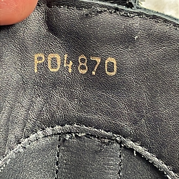 Alohas Mount Alli Croc Embossed Western Boot Black Leather Chunky Heel Sz 37 - Picture 13 of 15